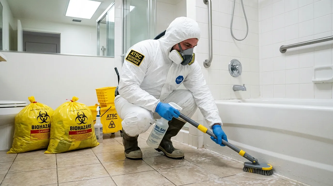 Decontamination equipment deployed for Blood Cleanup in Saint Johns